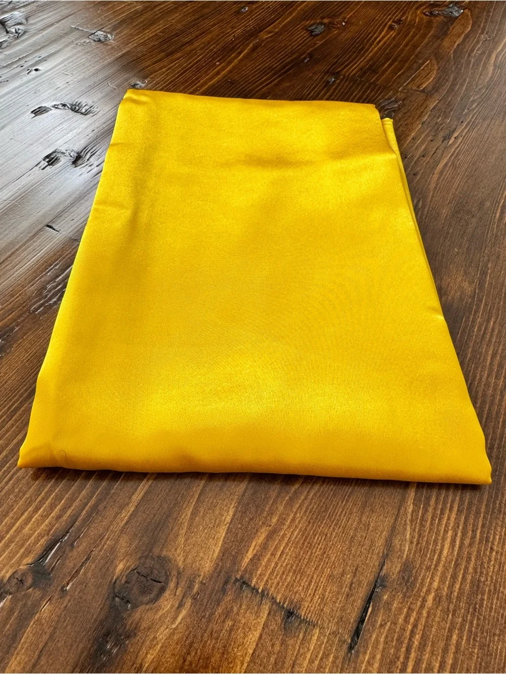 Silky Yellow Satin Pillowcase - Luxury Home Bedding
